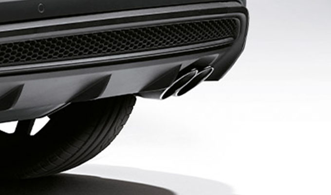 CHROME DUAL EXHAUST TIP
